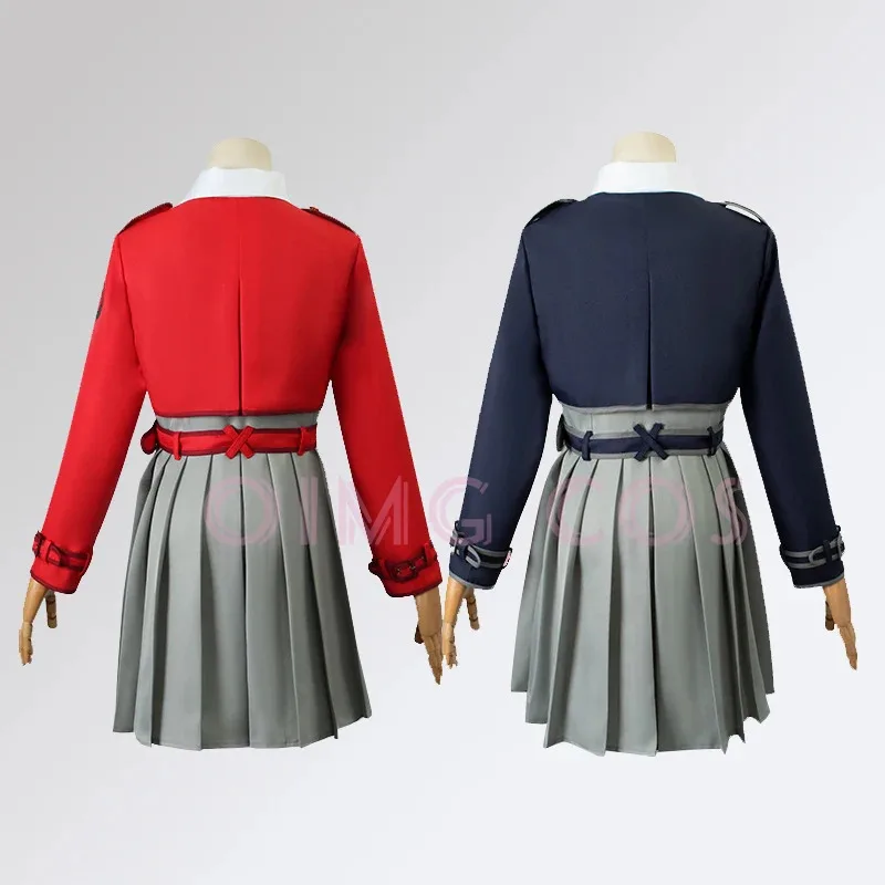 Lycoris Recoil Nishikigi Chisato 코스프레 Inoue Takina 의상 할로윈 파티 카니발 유니폼 가발 애니메이션