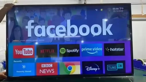 Hot Sale 55-inch Smart LED TV with 2K Resolution - Customizable Standard TV Screen