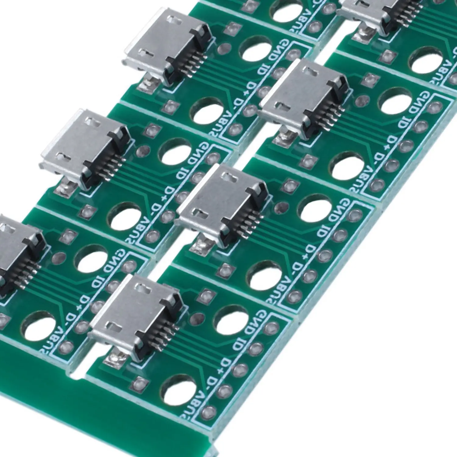 Летняя распродажа, 10 шт., адаптер Micro-Usb к Dip, 5-контактный гнездовой разъем, преобразователь печатной платы типа B