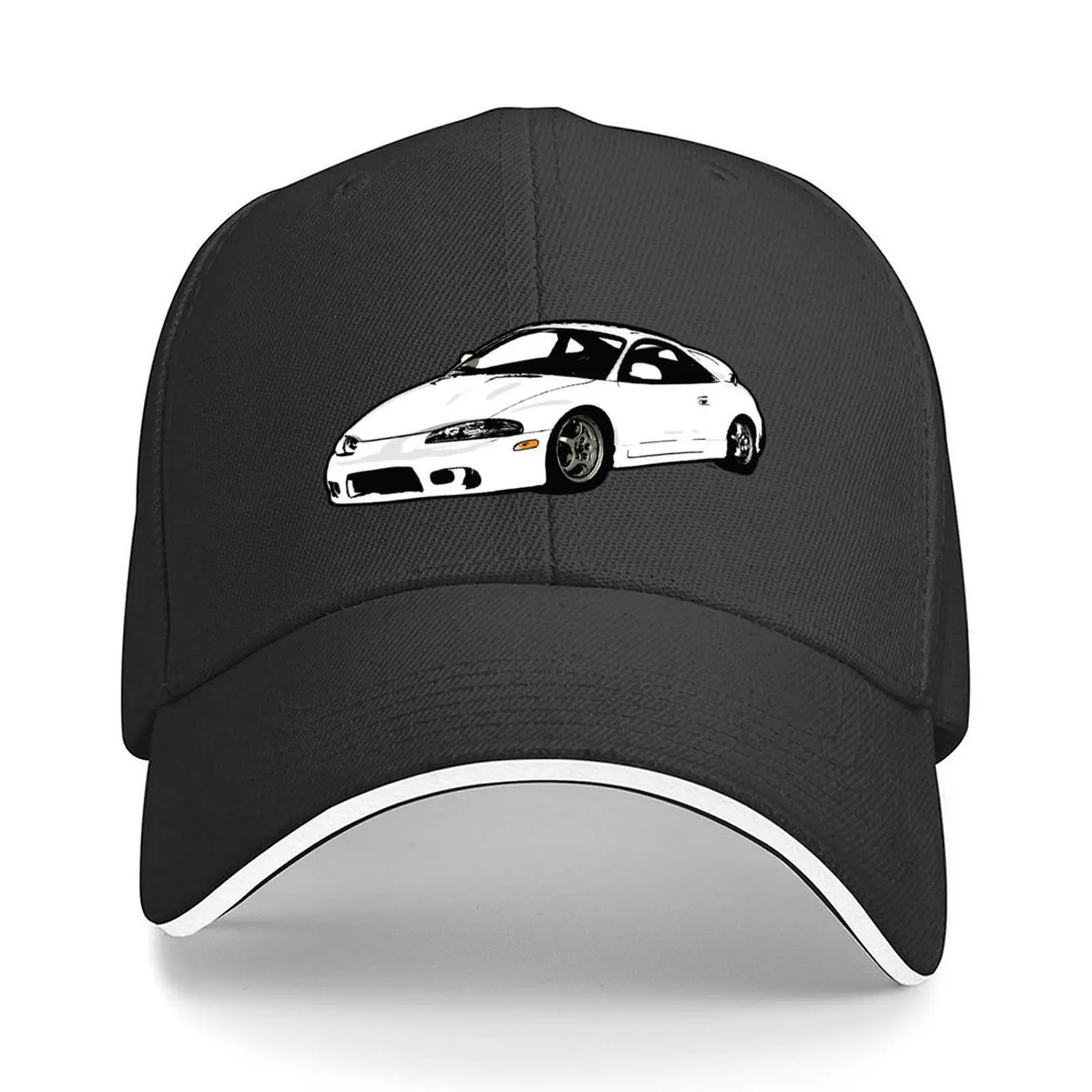 

White 90s ME Sport Car Baseball Cap Thermal Visor Sun Hat For Children fishing hat Big Size Hat For Man Women's