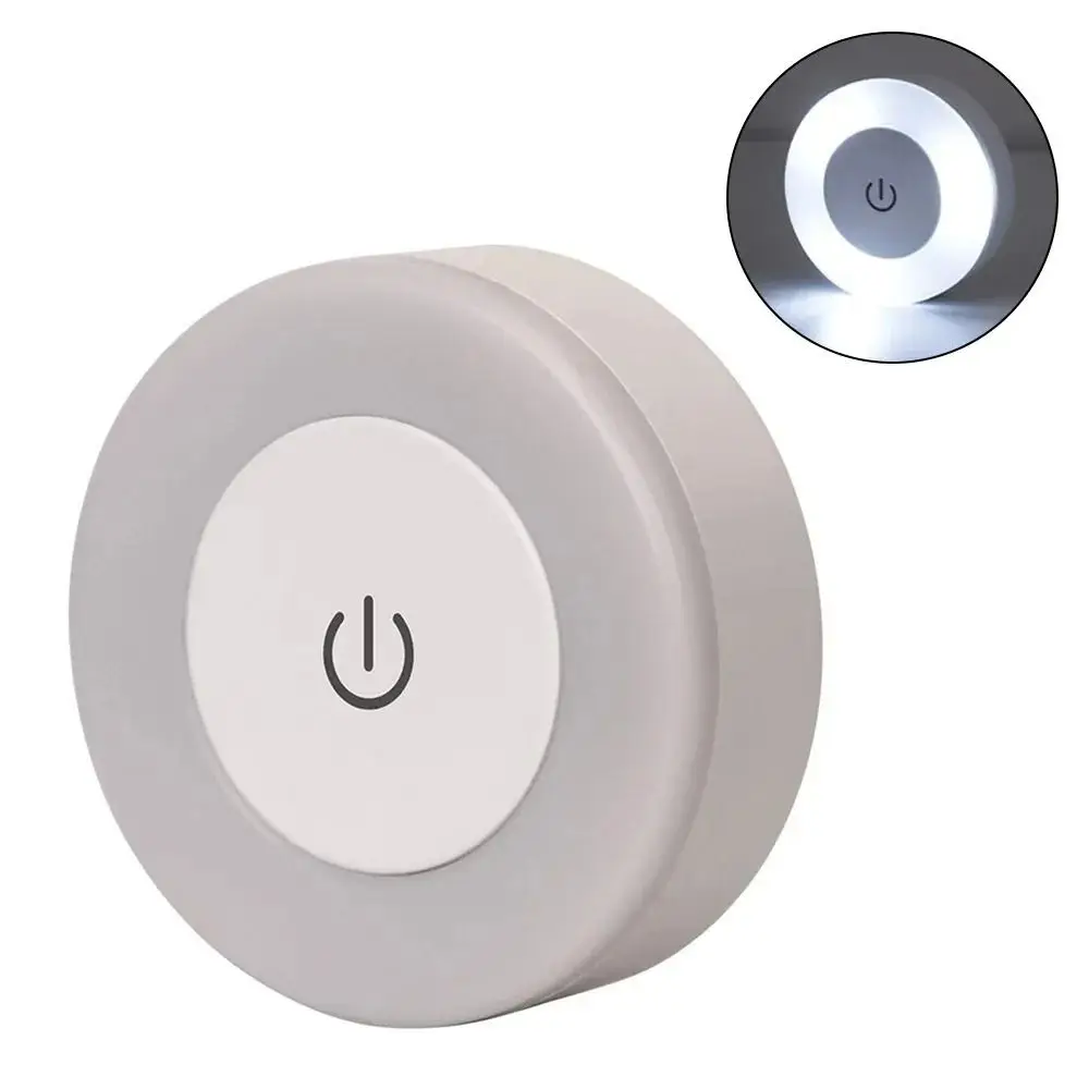 

Convenient 3 Modes Night Lights USB Rechargeable Long-Lasting LED Tap Light Energy Saving Easy To Install Wall Light Living Room