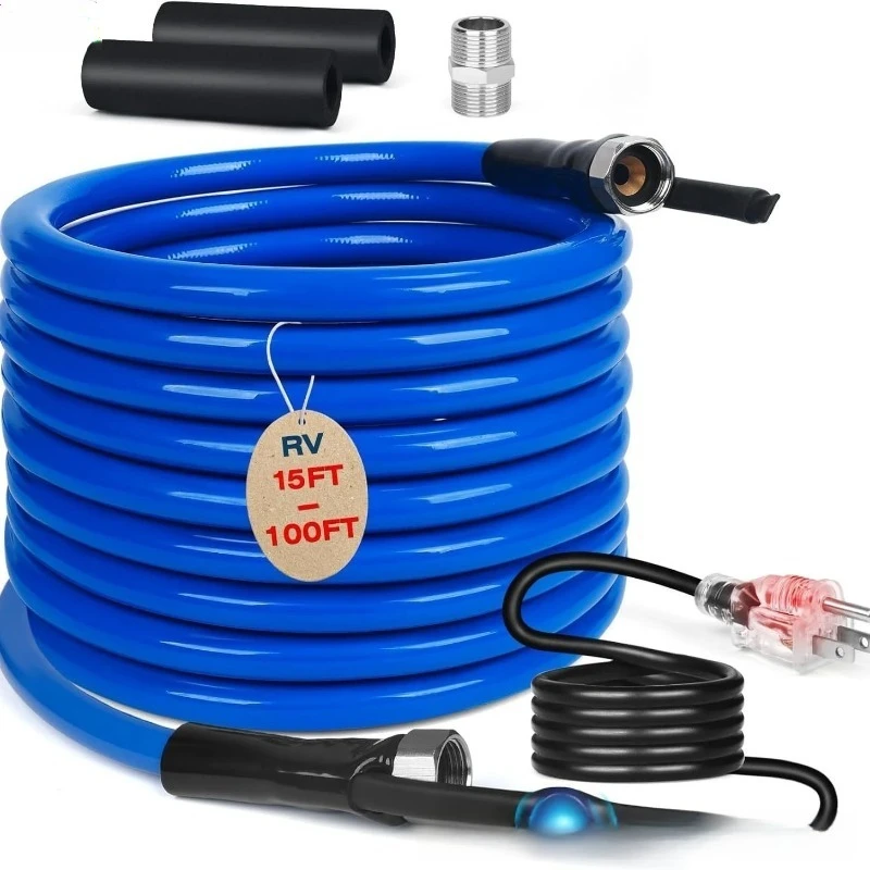 75 Feet Constant Temperature Heating Hose, Antifreeze Drinking Water Line for RV & Outdoor Camping Use