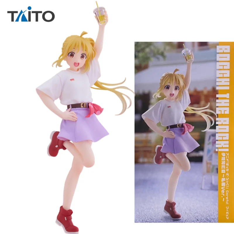 

In Stock Original TAITO Coreful Bocchi The Rock! Ijichi Nijika Plain Clothes Anime Figure Desktop Ornaments Model Collection