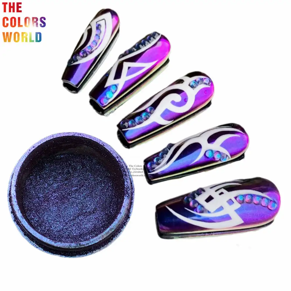 TCT-819 High Quality Shifting Multichrome Chameleon Chrome Pigment Eyeshadow Makeup Powder Dip Nail Glitter Resin DIY Wholesale