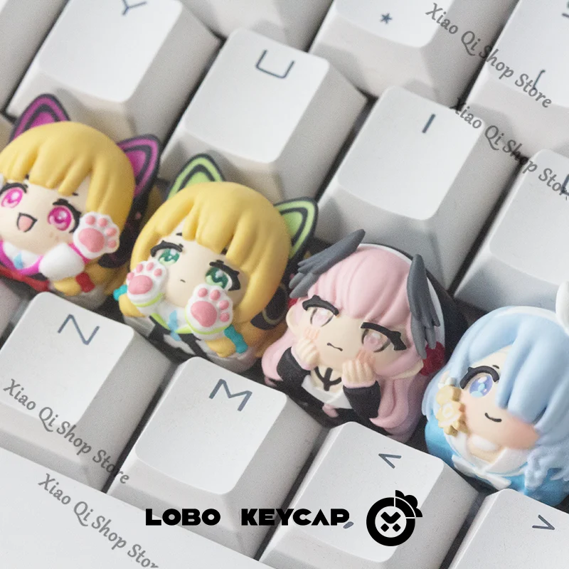 

Blue Archive Game ambitus Shimoe Koharu Arona Saiba Midori Personalized resin mechanical keyboard keycaps gift