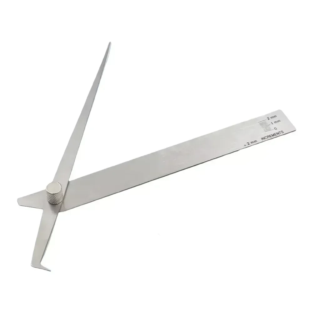 Stainless Steel Weld Height Angle Template V WAC Gauge 0-2mm Metric Undercut For Test Measurement Tool Accessory