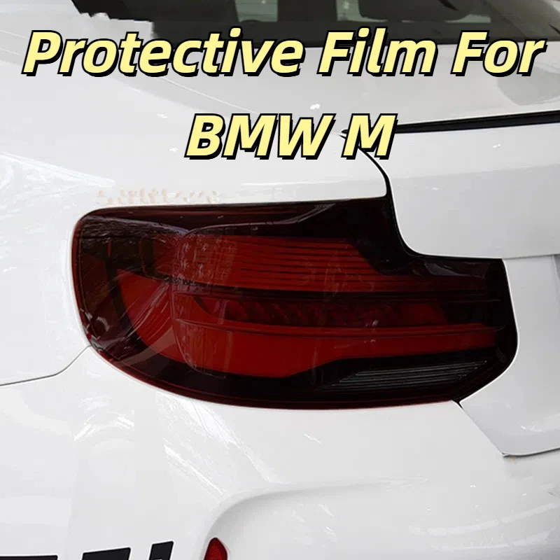 

Car Headlights Taillights Protective Film For BMW M2 F87 Competition CS 2016-On Front Anti Scratch Black Transparent TPU Sticker