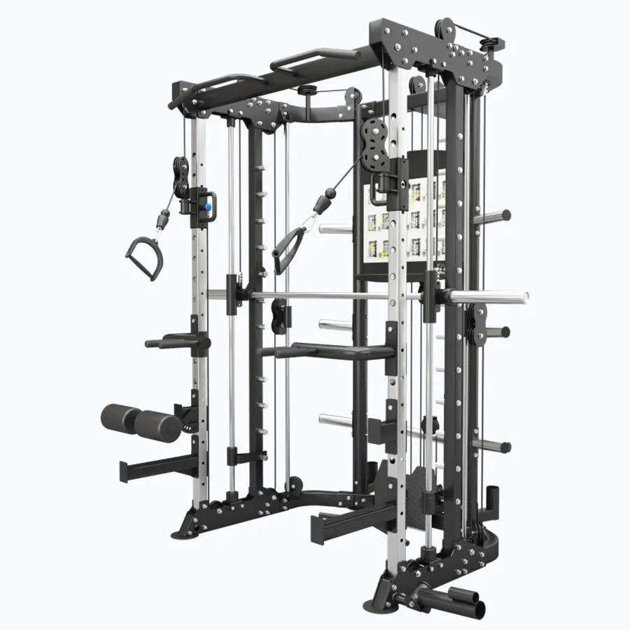 Fitness equipment multi smith machine gym machine multi-functional all in one online home use gym equipment multi smith