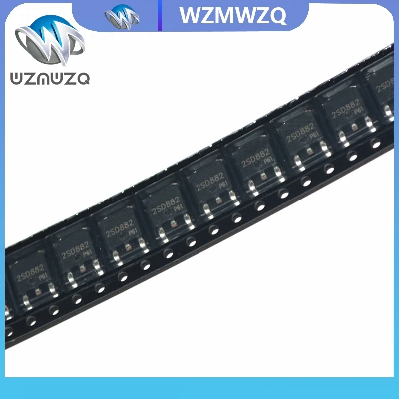 10 шт./лот 2SD882 D882 D882M 2SB772 B772 2SB772M B772M TO-252 NPN КРЕМНИЕВЫЙ СИЛОВОЙ ТРАНЗИСТОР