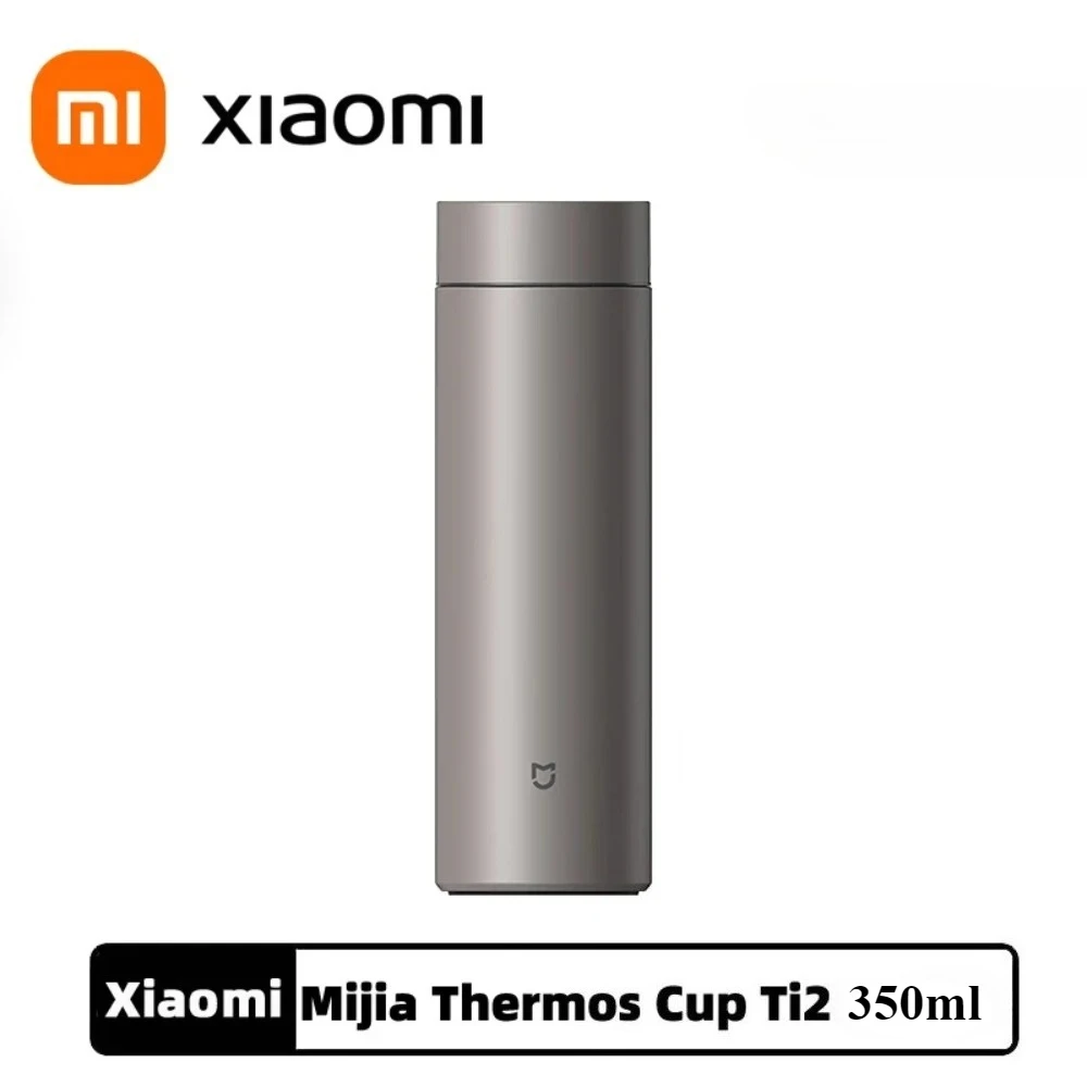 

Чашка-термос Xiaom Mijia Ti2 емкостью 350 мл TA1, материал из чистого титана, 6 часов, сохраняющий тепло, медицинский материал, термос для путешествий, напитков