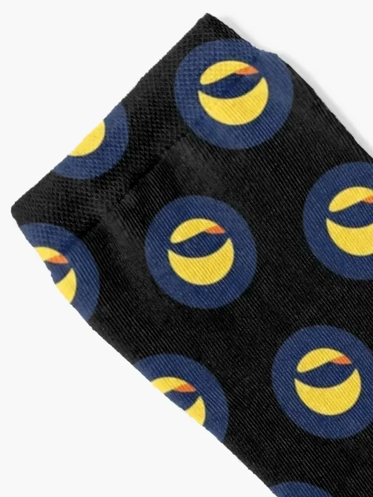 Terra LUNA Crypto Logo Stocks Investor Socks luxury funny gift with print colored Boy Child Socks Women's