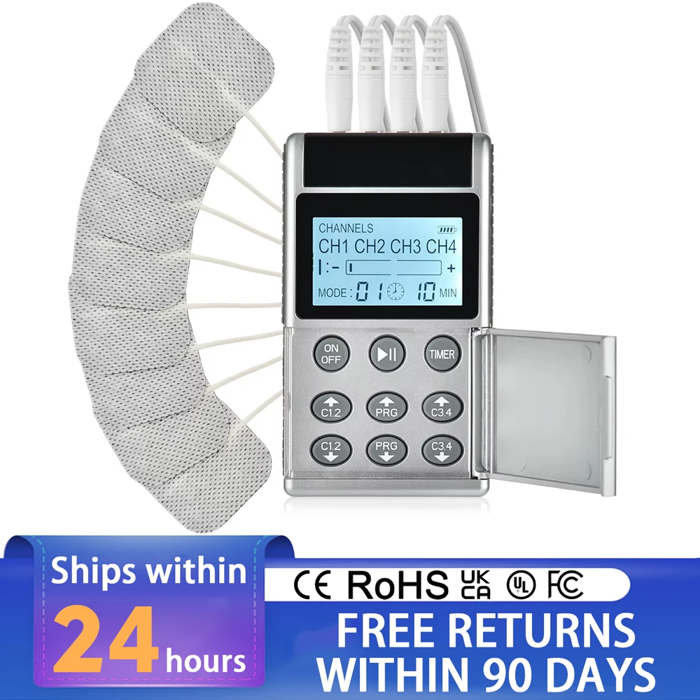 

Низкочастотное терапевтическое устройство TENS EMS, стимулятор мышц, массаж тела, цифровая терапия, машина для похудения, электростимулятор