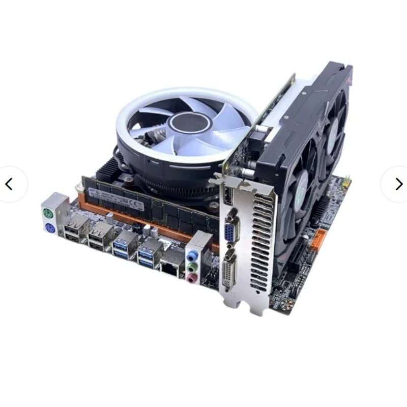 For the brand-new 22-core desktop computer motherboard CPU set, memory graphics card five-piece set X99 piece assembly