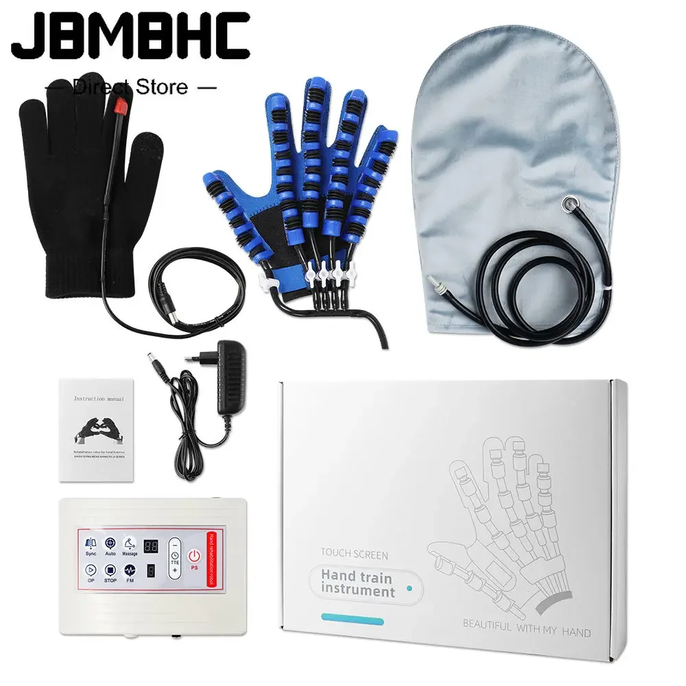 Hand Rehabilitation Robot Hand Massager Massage Gloves Braces Supports Bone Care Hand Training Stroke Hemiplegia Finger Trainer