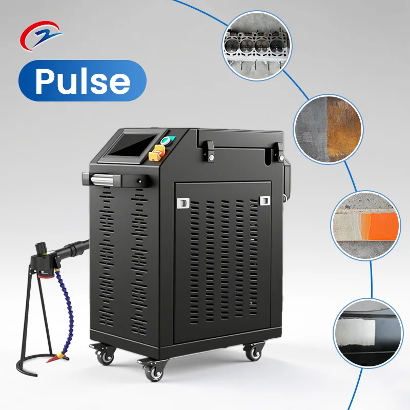 

100W Handheld Pulse Laser Cleaner Machine Price Portable Laser Rust Removal Machine