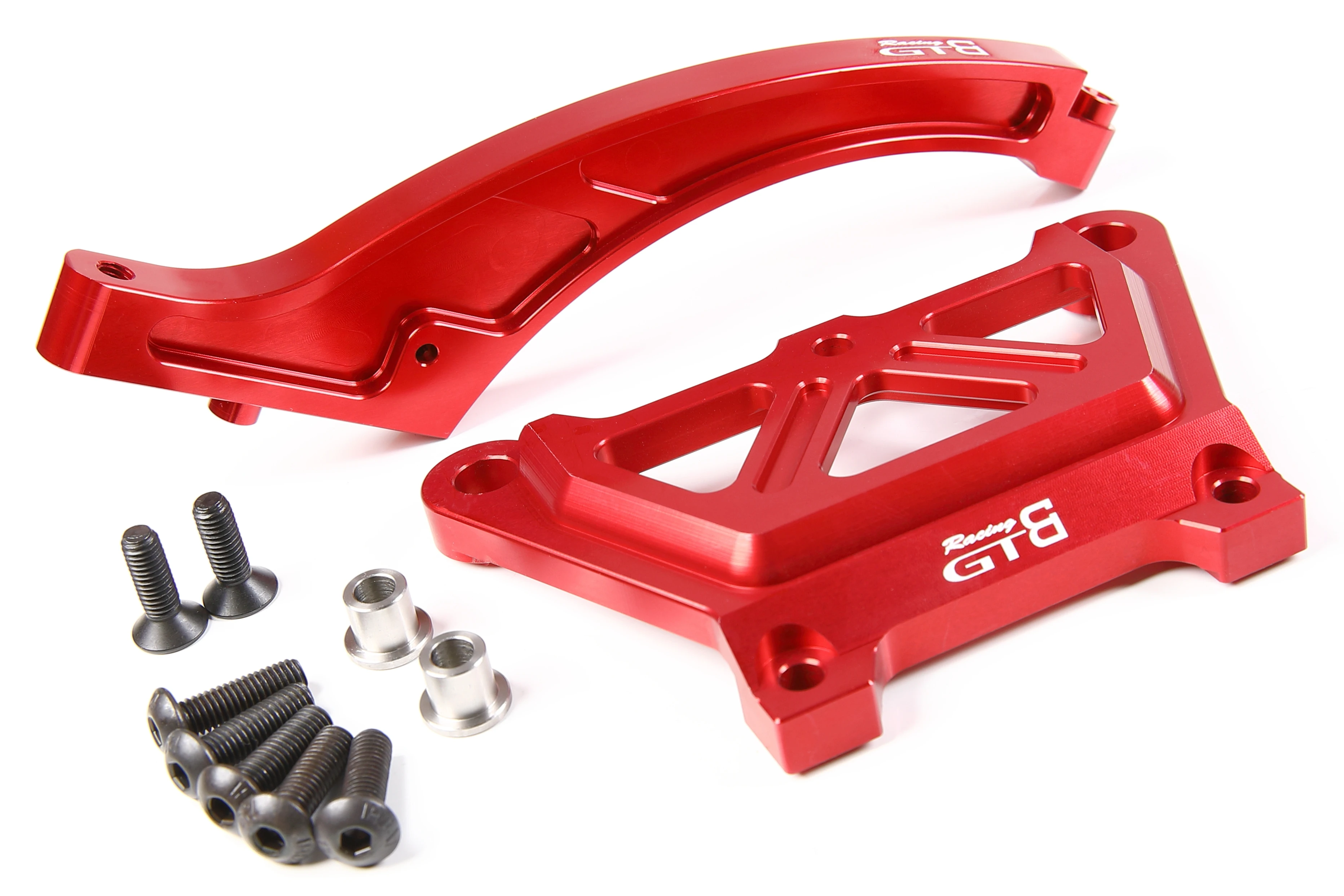 GTB CNC aluminium RC 1/5 LOSI DBXL 2.0 gaz przedni podwozie samochodu Brace i górną płytką