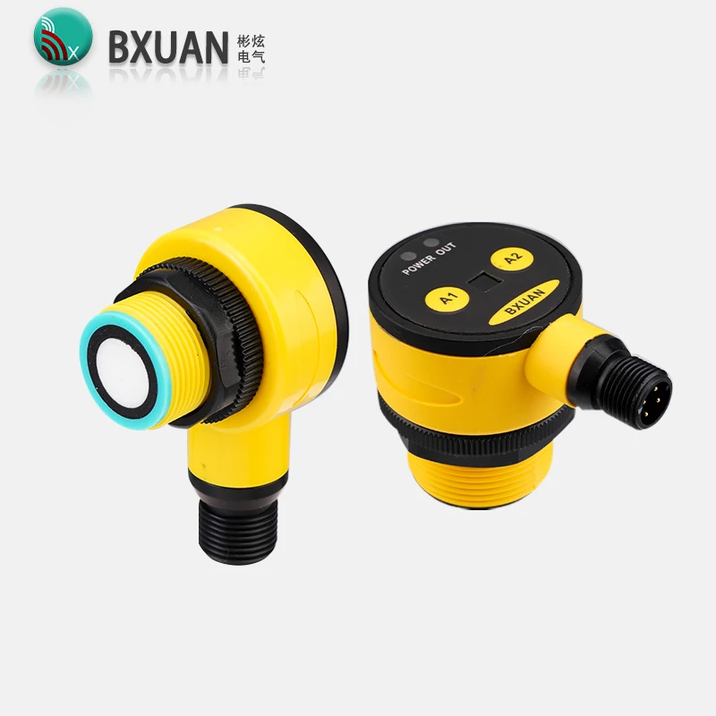 BXUAN Ultrasonic Distance Sensor T18 Series Detection Distance 500mm Analog 4-20mA/Switching NPN