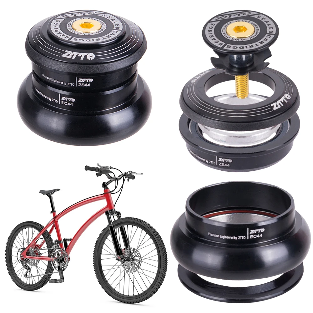 

Bicycle Headset Threadless Sealed Bearing Threadless Headset Straight Tube Frame To Tapered Tube Fork 4444T ZS44 EC44