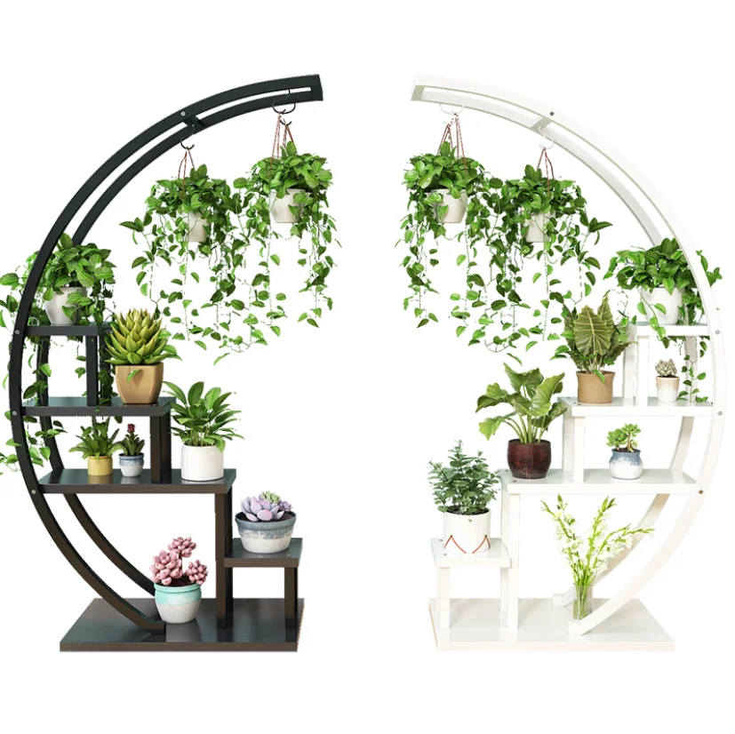 

New living room household flower shelf single multi-storey indoor special price space saving balcony shelf