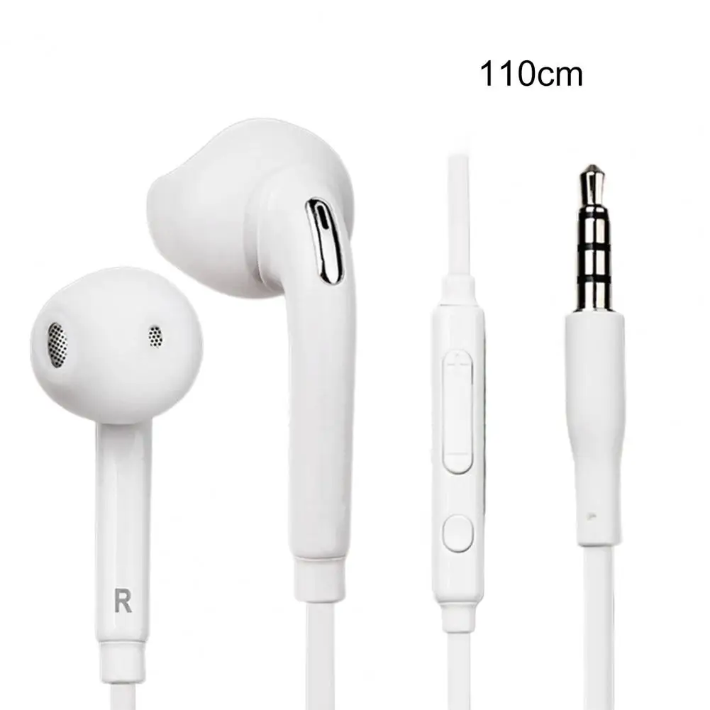 Wired Earphone Support Microphone Stereo Bass In-ear Wired Control Earbud Audio Accessories for Android/Apple Phone