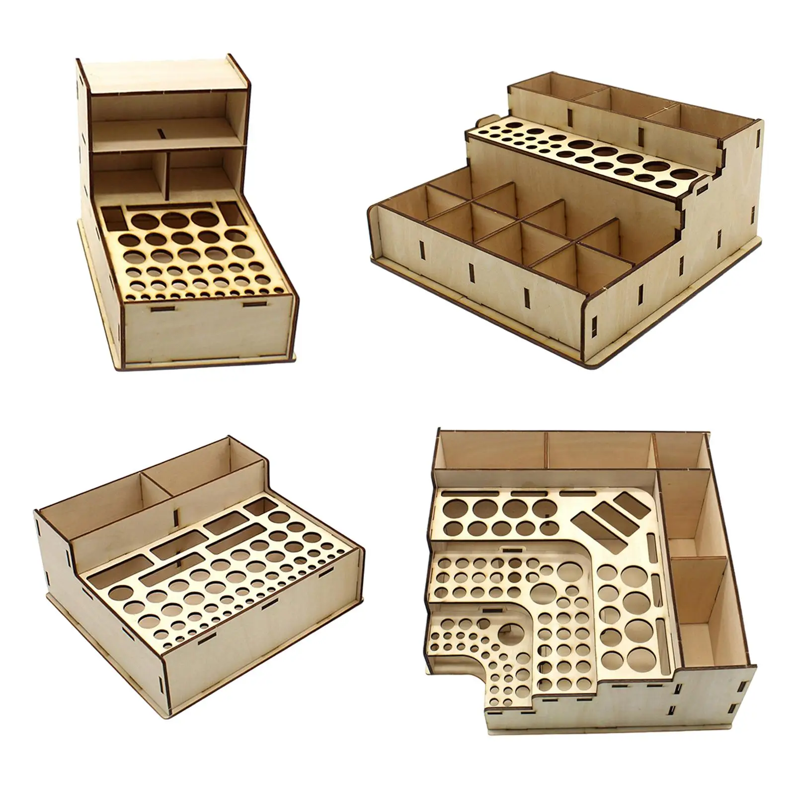 حامل أدوات دهانات زجاجات الحبر الصباغ منظم الطلاء للطلاء المصغر