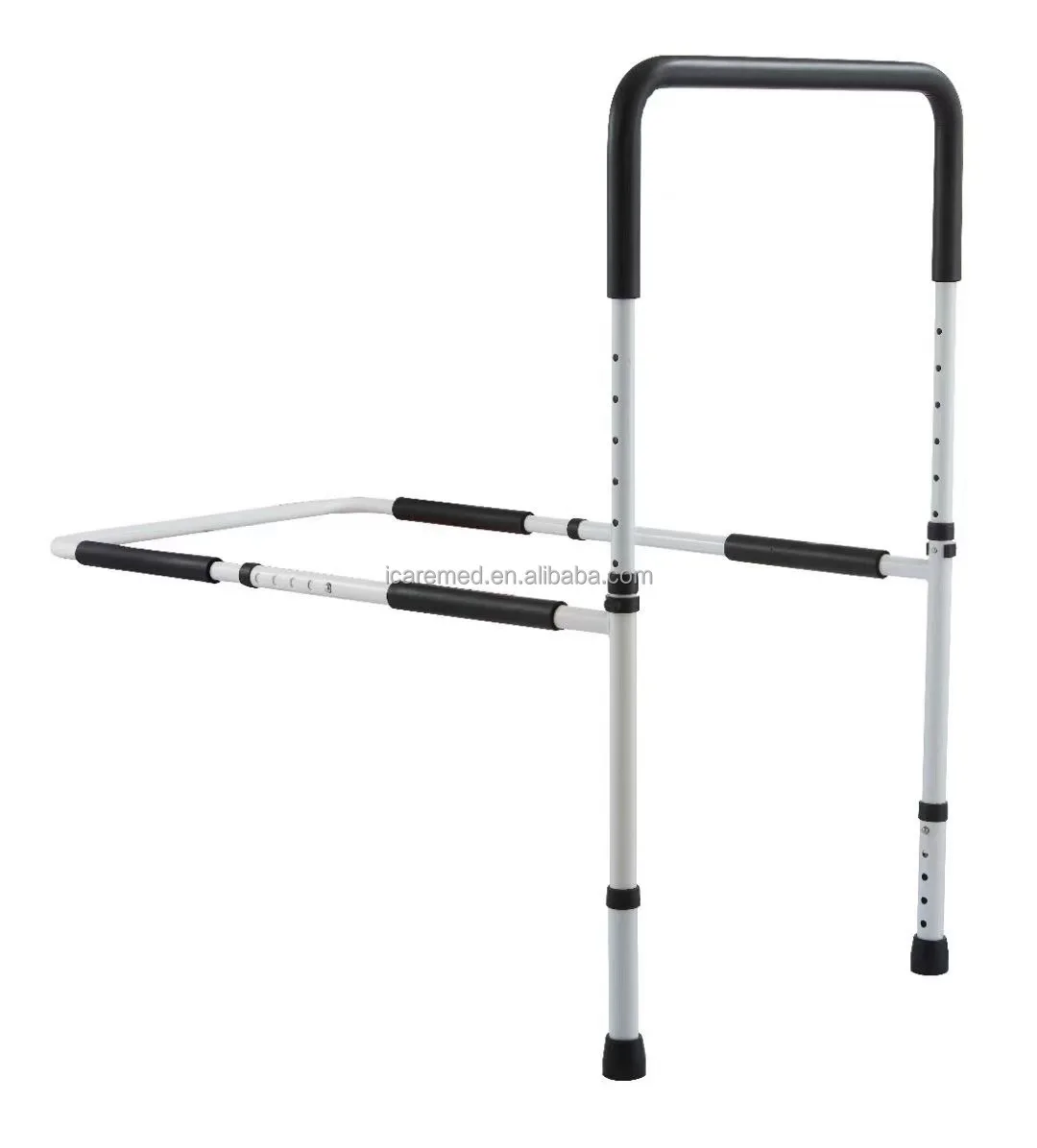 قضبان سرير منزلية قابلة للتعديل للبالغين، سرير مساعدة بأمان مع دعم أرضي لكبار السن المعاقين #1