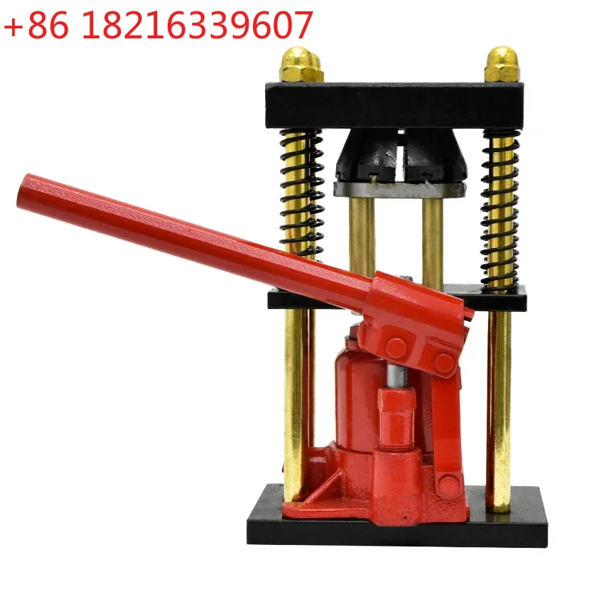 D-type 8-tooth Hand Plastic Hose Crimper Hose Crimping Tool Benchtop Hydraulic Clamp High Pressure Tube Crimping Machine 12~20mm