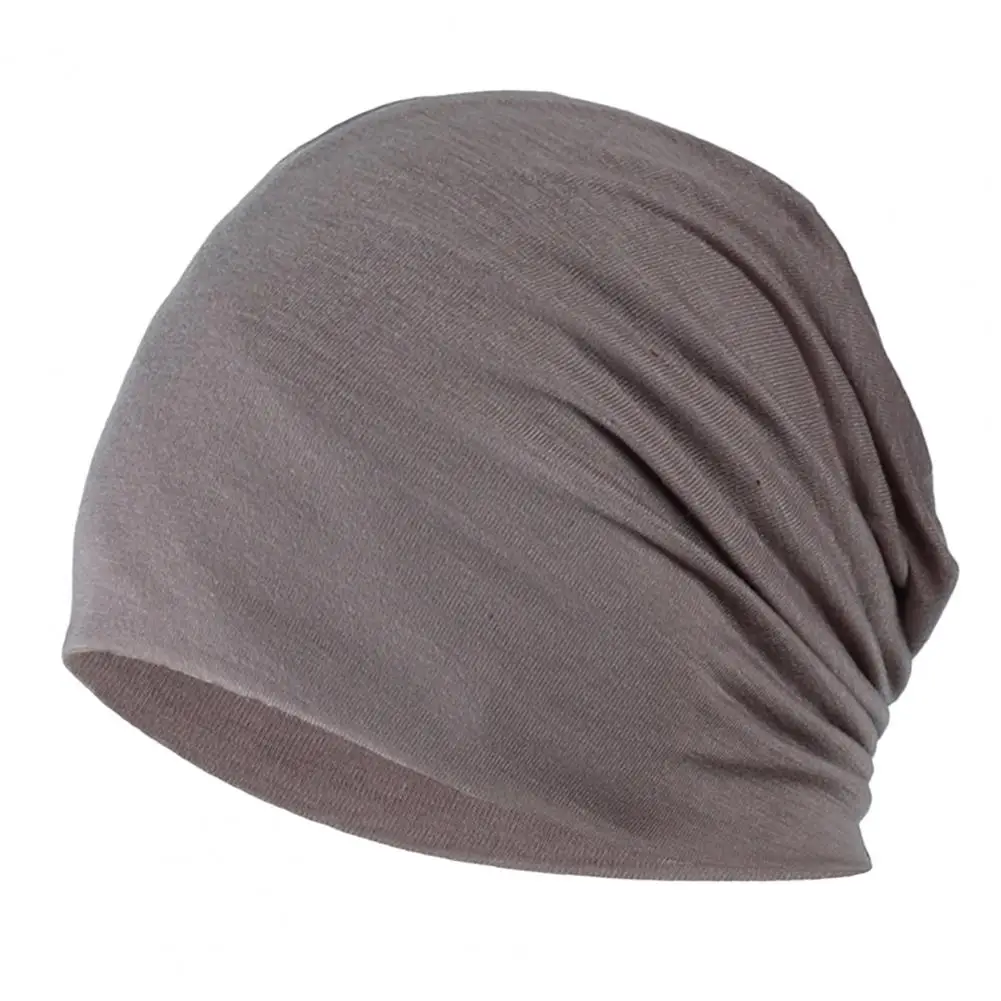 Baggy Beanie Hat For Women Man Hip Hop Soft Skullcaps Outdoor Windproof Bonnet Autumn Winter Elastic Casual Slouchy Chemo Cap