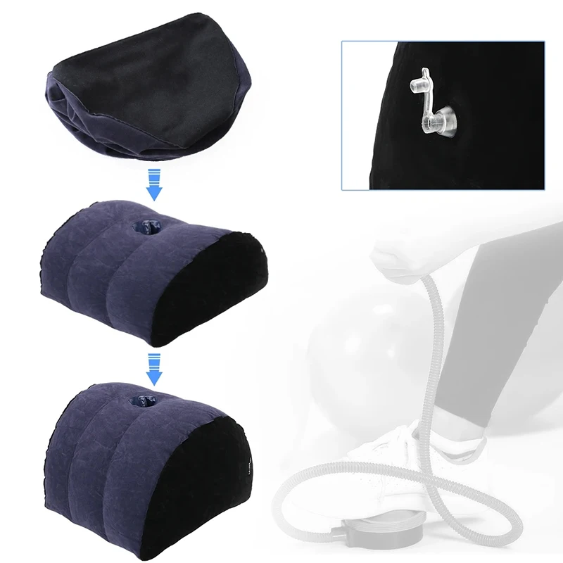 Thickened Portable Inflatable Pillow Aid Positions Support Husband And Wife Positions Support Air Cushion Night Relax Pillow