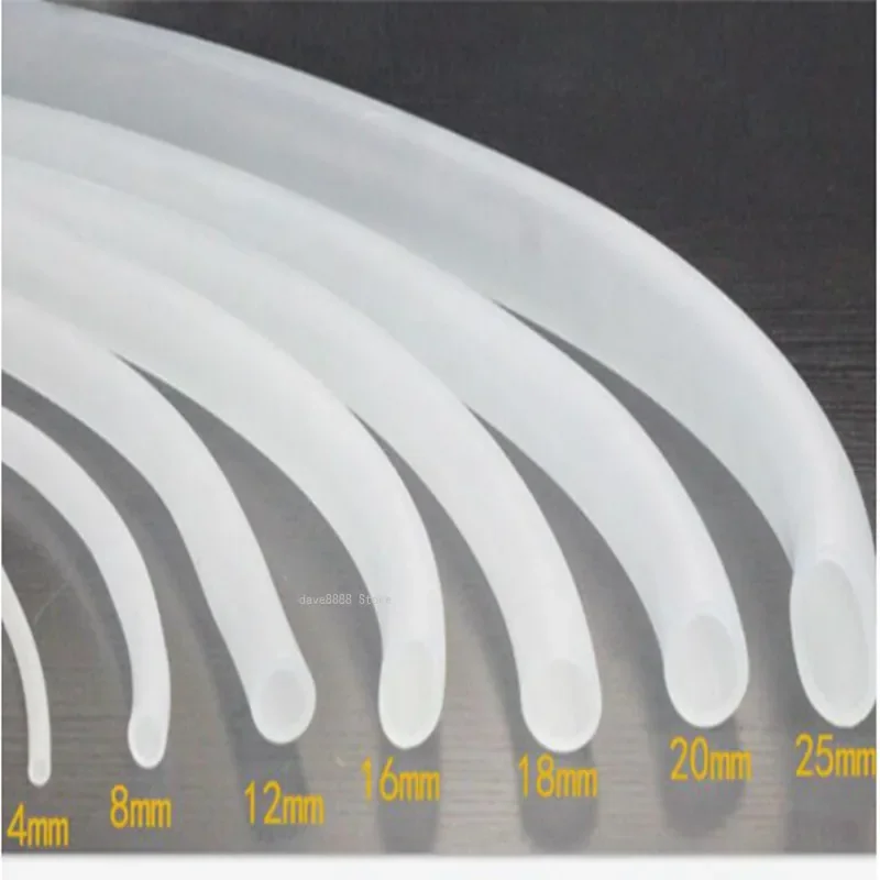 Silicone Hose / food grade transparent pipe / tank oxygen tube / hose rubber tube tasteless tendon