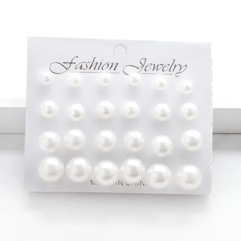 أقراط اللؤلؤ الأنيقة المألوف الحد الأدنى الكورية نمط اللؤلؤ مجوهرات اكسسوارات عبر الحدود وصول جديد #4