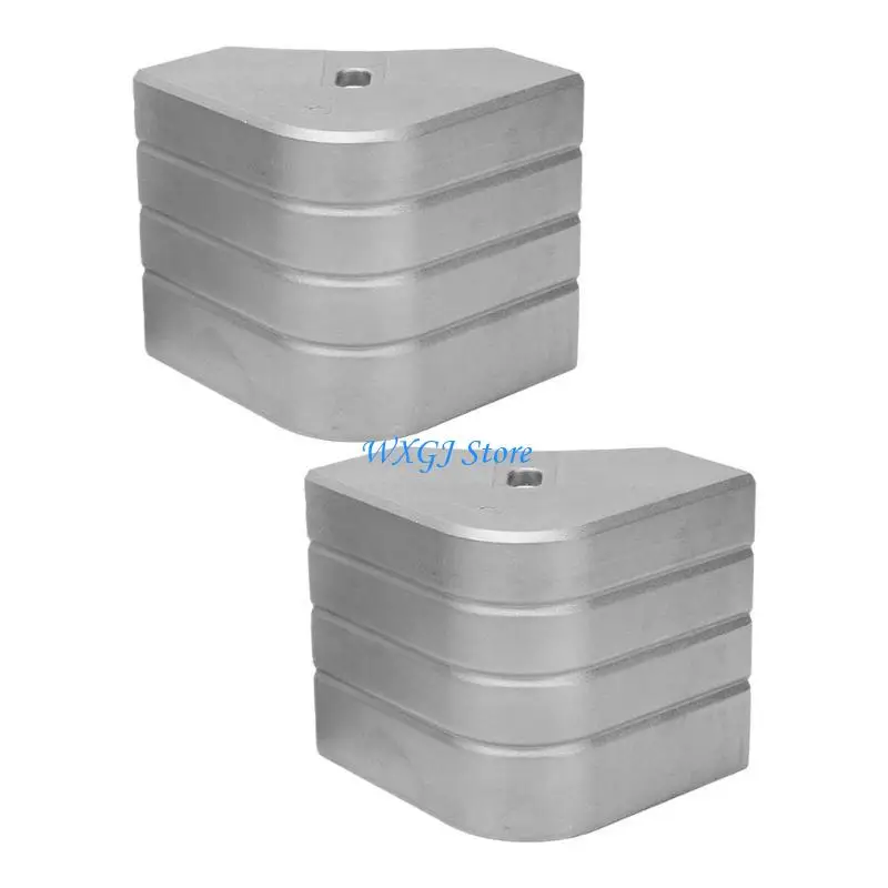 37JE Bowed Border Aluminum Corner Casting For Float Deck Security 3 3/16 Foot