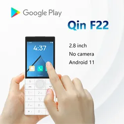 Qin F22-Touch画面のスマートフォン,2.8インチ,4g,Google wifi,Bluetooth,多言語,ボタンとタッチスクリーンをサポート