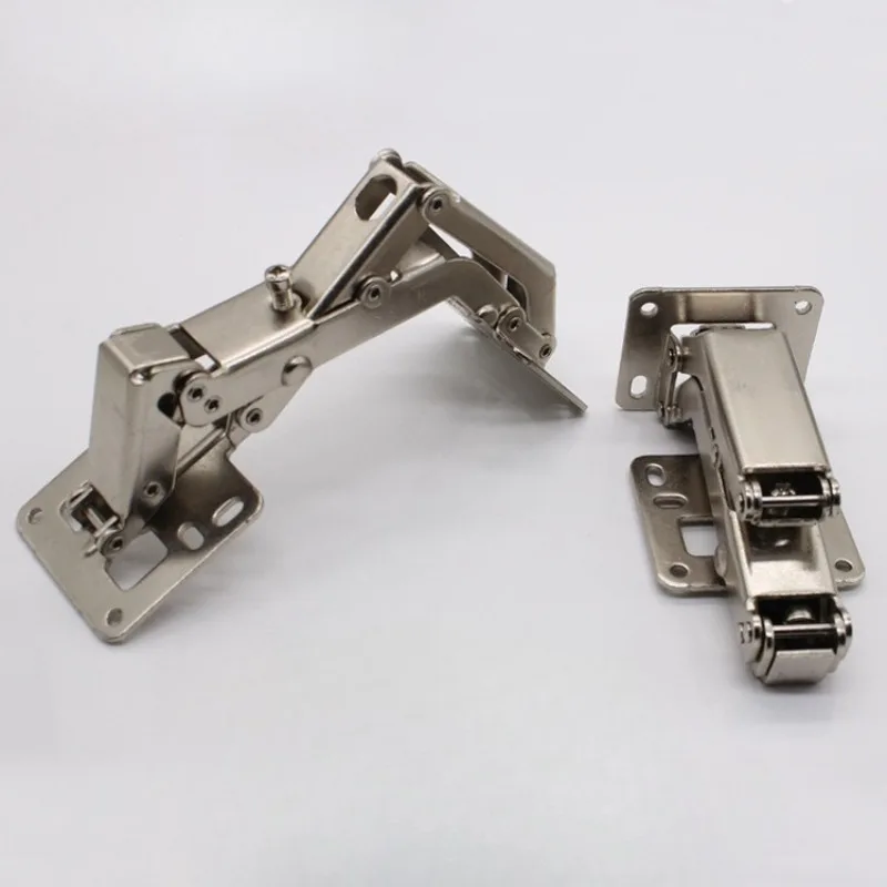 

1pc No-hole Hinged Thick Door Plate with Large Angle Cabinet Wardrobe 175/180 Degree Hinged Hinge Hinge Without Slotting