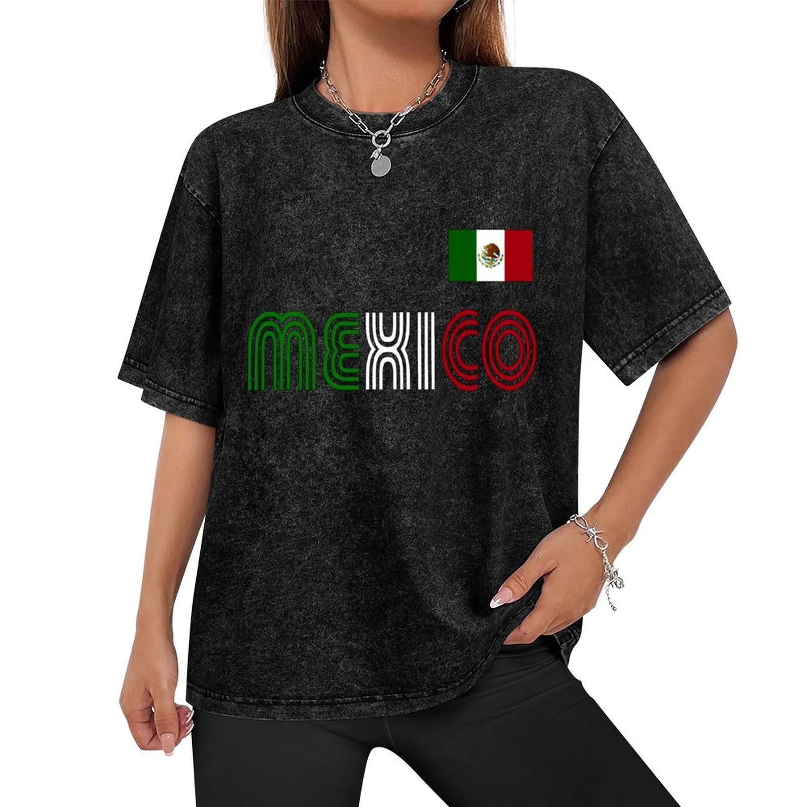 Mexico Soccer Team Seleccion Mexicana de futbol T-Shirt vintage cute clothes sublime designer shirts Men's cotton t-shirt