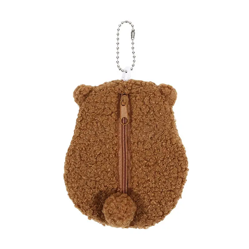 かわいい小さなクマのぬいぐるみ漫画財布ミニイヤホン収納袋小銭入れさまざまな小物収納袋子供のギフト