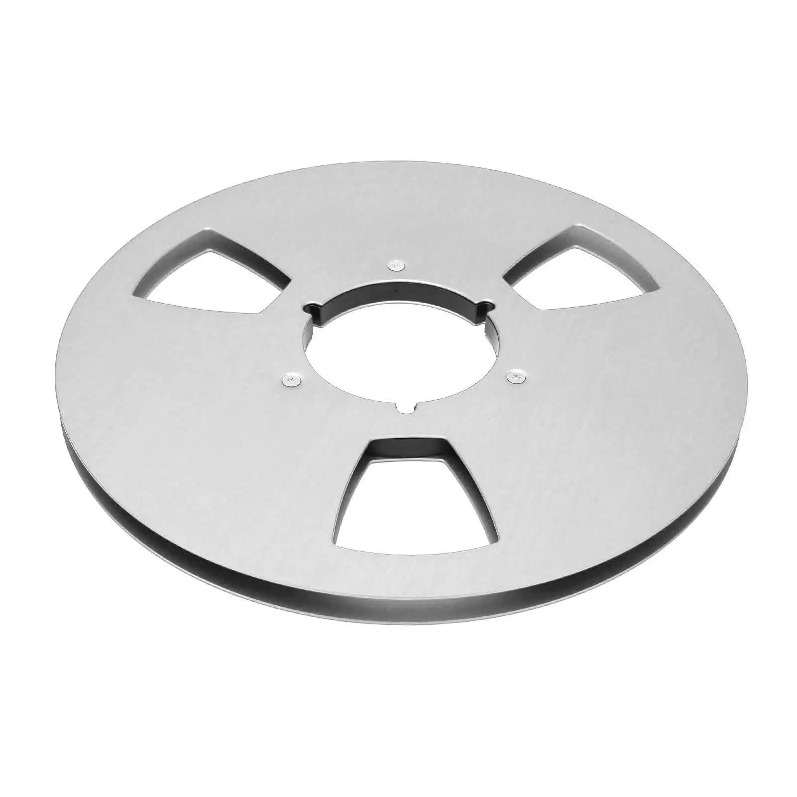 Empty Takeup for reel : Low Noise 1/4 Inch 10.5 Tape for reel - High Strength Aluminum Alloy - 3 Hole Design