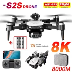 MIJIA-Dron K10Max 8K, cuadricóptero profesional con tres cámaras, gran angular, localización de flujo óptico, evitación de obstáculos, RC