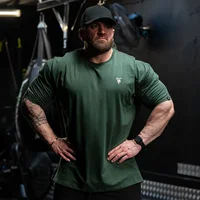T-shirt en coton SILVERBACK pour homme, coupe ample, col rond, manches courtes, pour la course à pied, la gym et le fitness, vêtements de sport décontractés de qualité supérieure 5