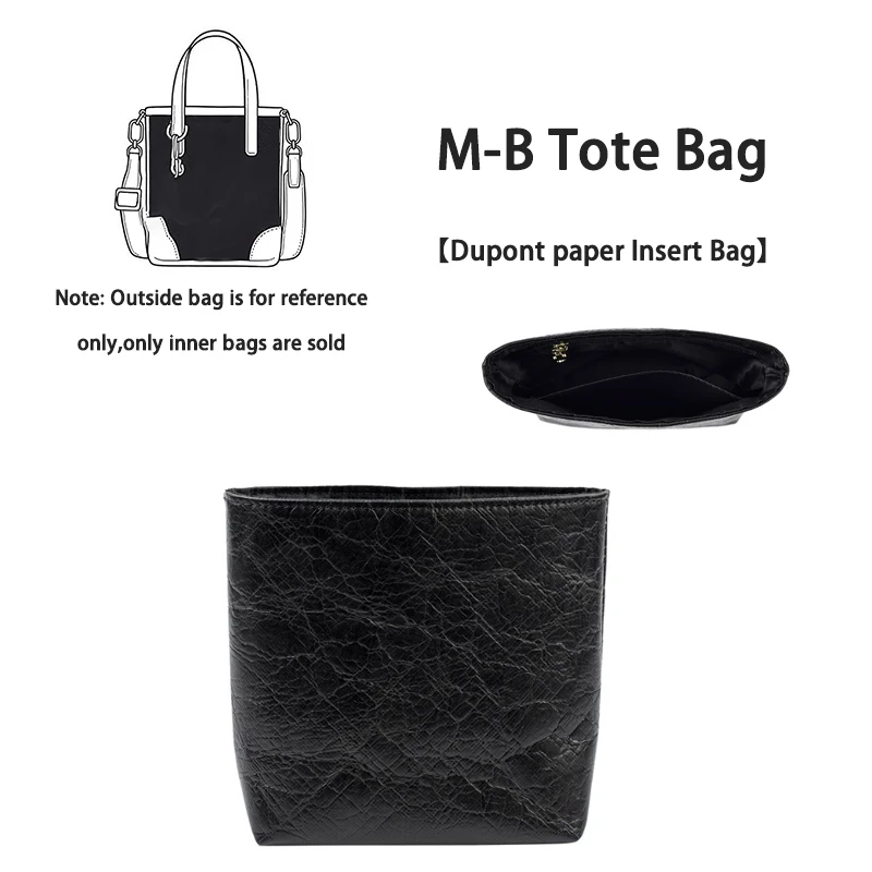 EverToner Dupont Paper Purse Organizer Insert Fits For M-B Tote Bag Inside Storage Bag Insert Inner Makeup Bag