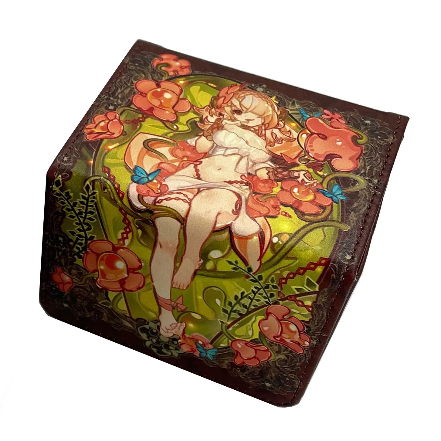 

100+ PU Anime Cards Storage Box Deck Board Game TCG Cards Box Protector Bag for MGT/Pkm/Yu-gi-oh/Trading Card Collecting Game