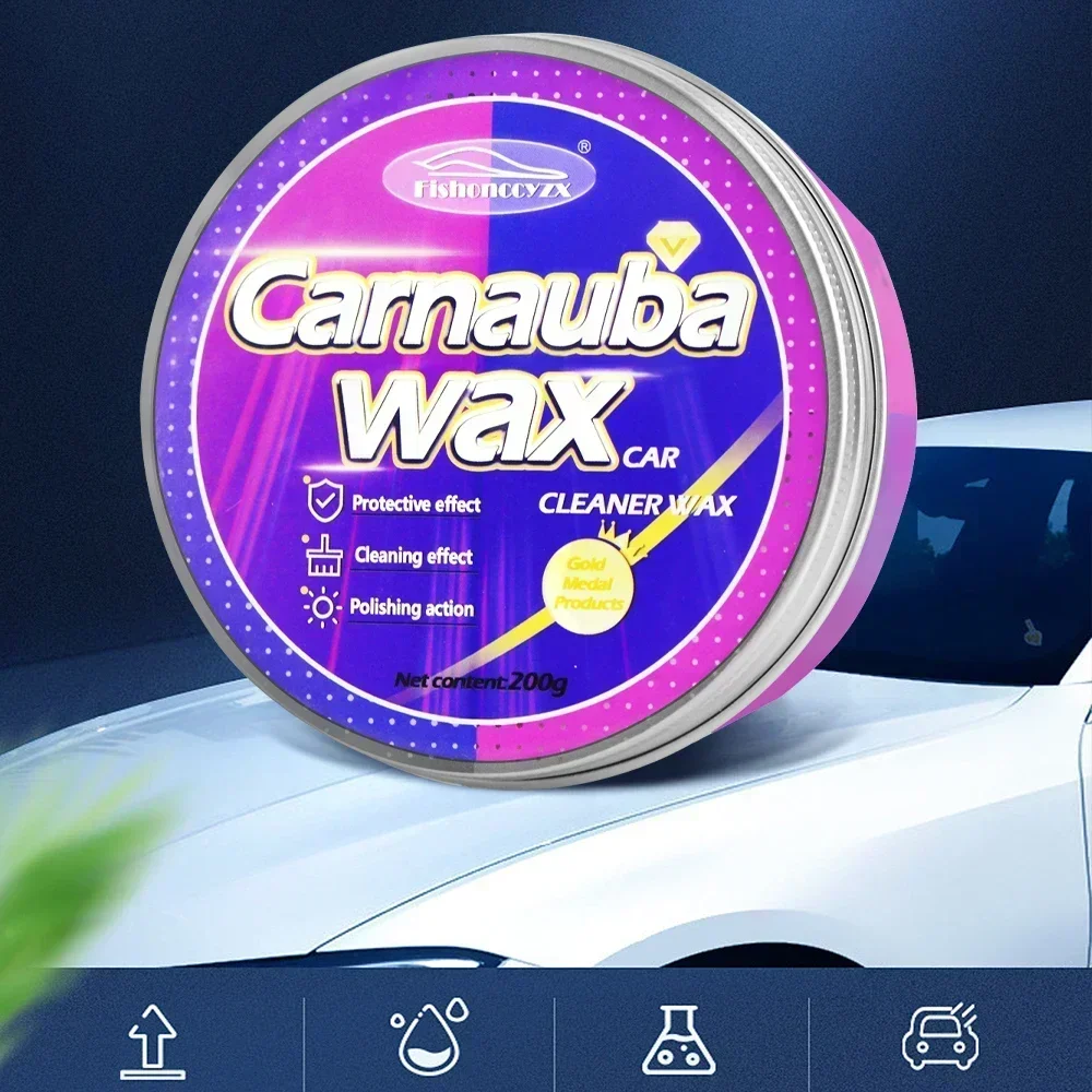 รถ WAX Auto Paint Care Carnauba PASTE WAX บราซิลขัด WAX PASTE High GLOSS Shine Super Hydrophobic เคลือบกระจก