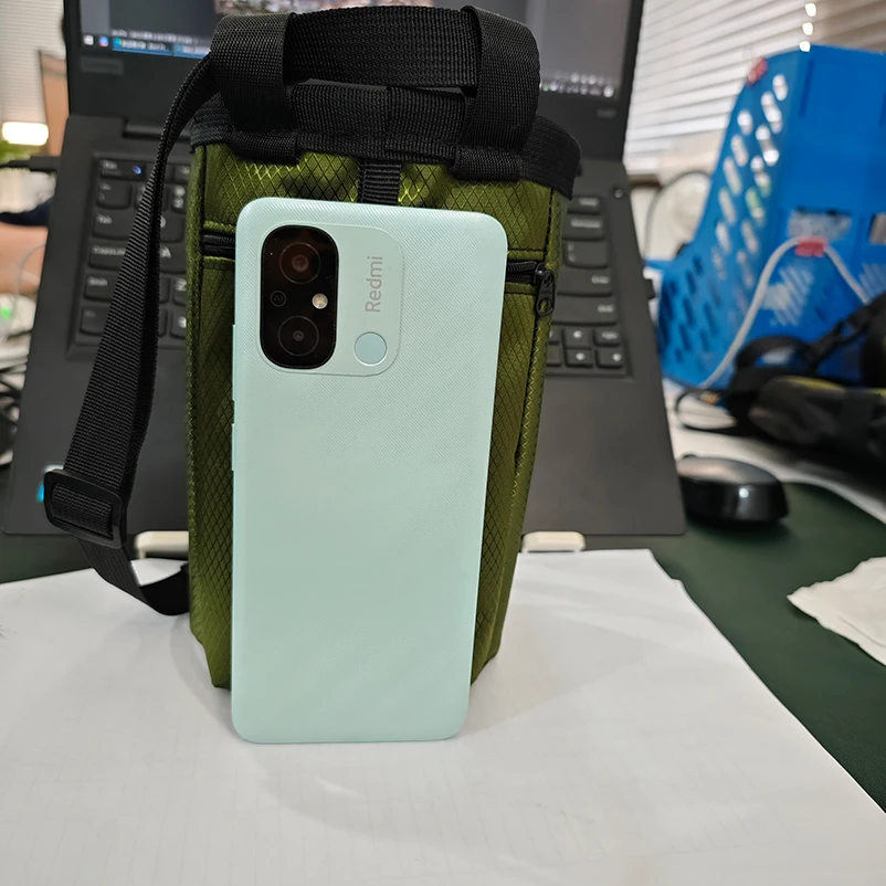 تسلق حقيبة الطباشير 2025 جديد بولديرينغ مسحوق المغنيسيوم حقيبة رفع الأثقال البولينج الجمباز اليد حقيبة مسحوق جاف مع حزام