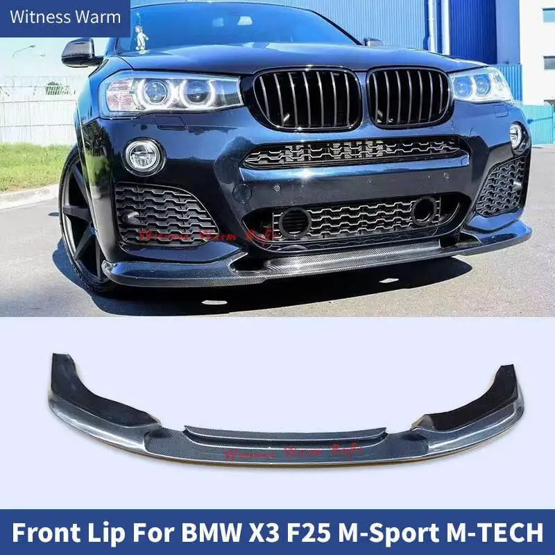 Pare-Choc Avant en Fibre de Carbone pour BMW Bery F25, Kit de Carrosserie, Édition dehors m, 2014 +
