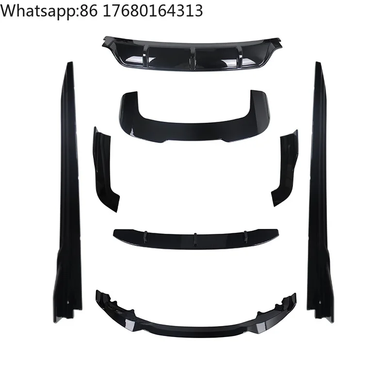 For Hot Selling Black Knight Style Aero Kit for BMW X5 F15 M-Tech Glossy Black Full Body Kit