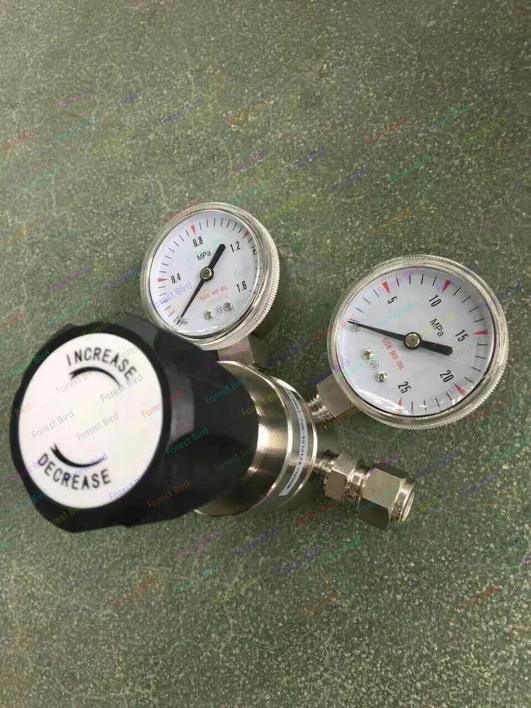 SS316L Corrosion Resistant Cylinder Gas Pressure Regulator for SO2 Gas