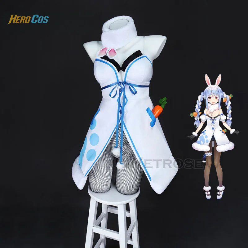 

Hololive Usada Pekora Cosplay Costume Sexy Lovely Uniform Halloween Party Role Play Outfit Women HERO Cos