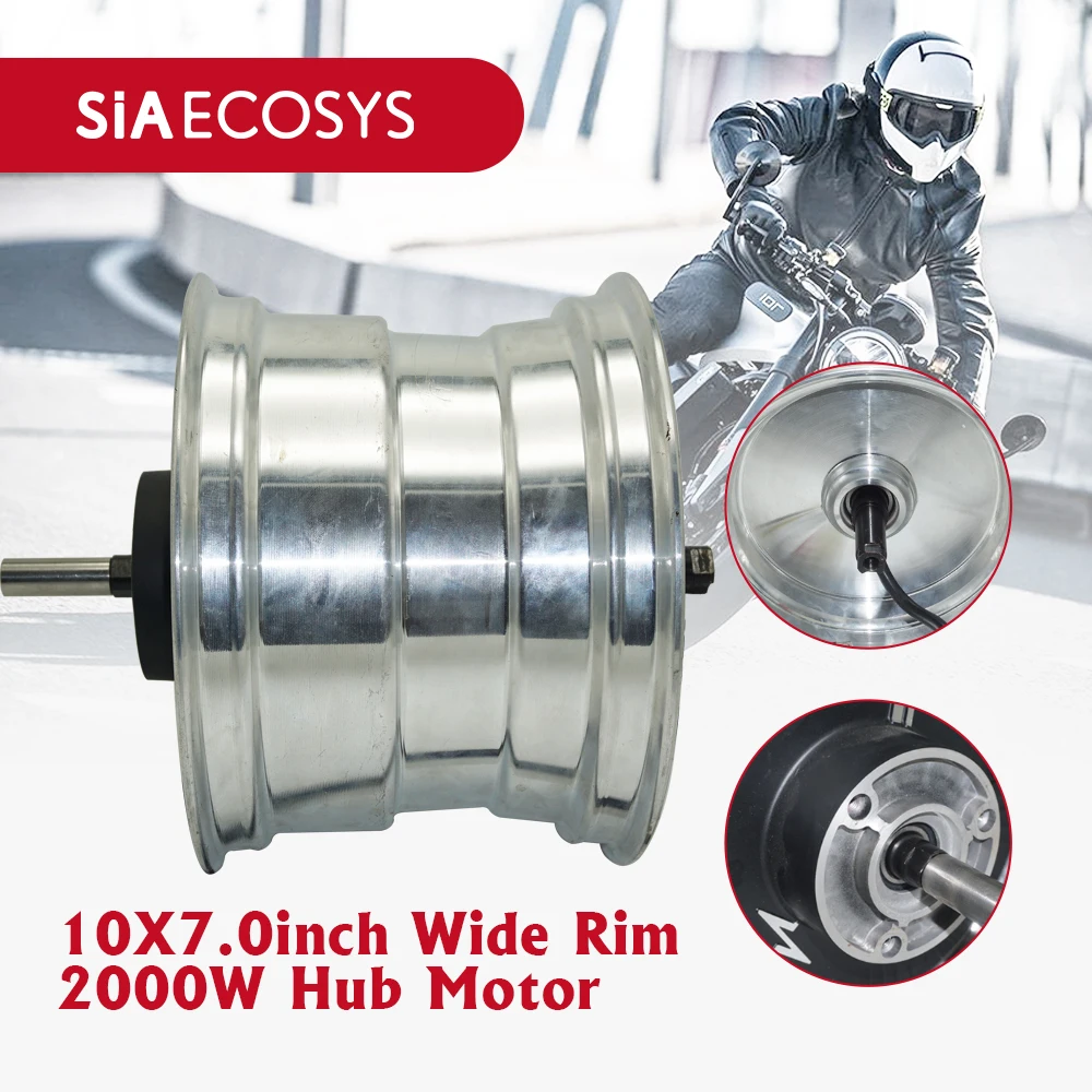 

QS Motor High Power 212 10x7.0 2000W V1.1 72V 45kph Hub Motor for Electric Scooter
