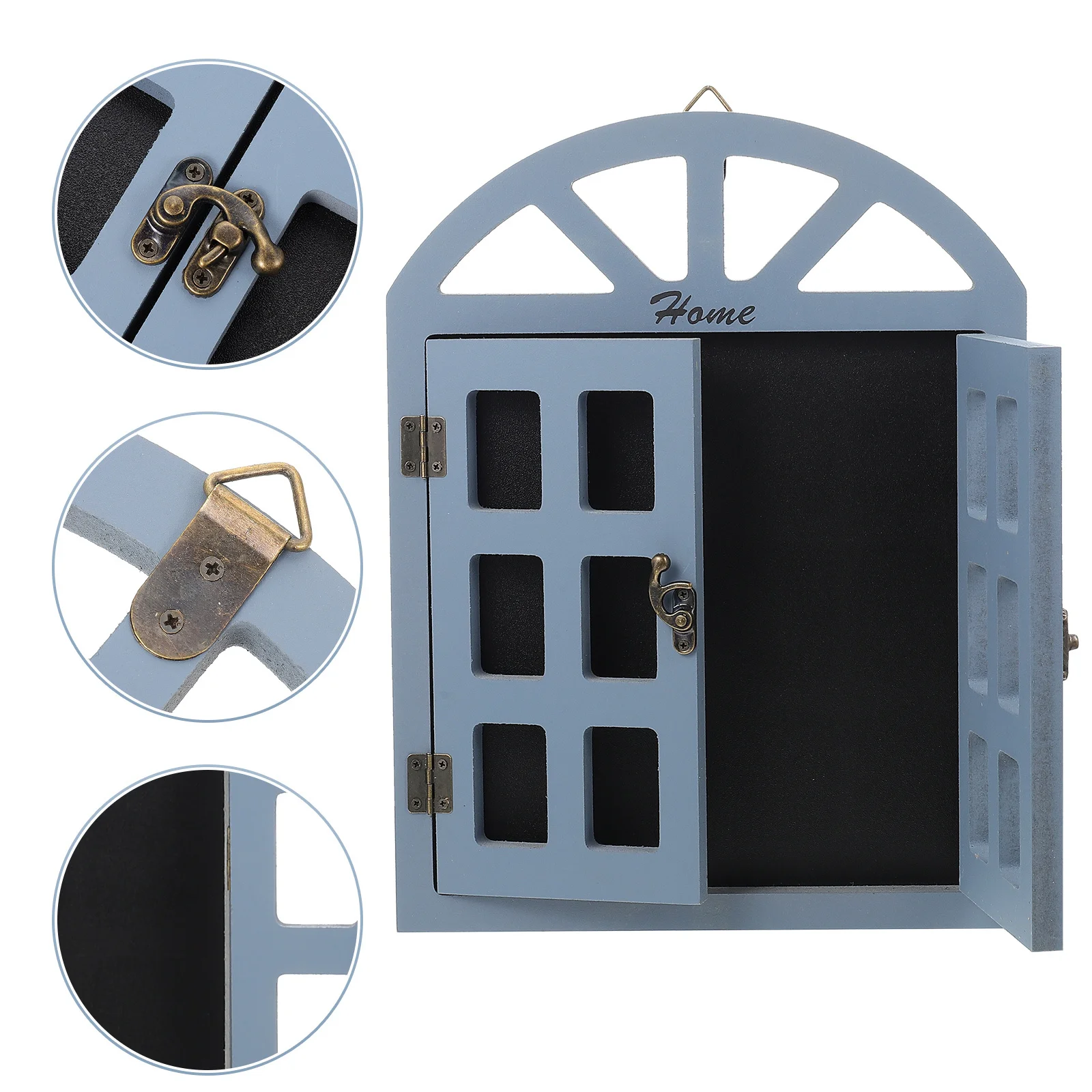 

Wooden Window View Chalkboard Vintage Design for Home Office School Party Decor Window Chalkboard Wooden Message Board