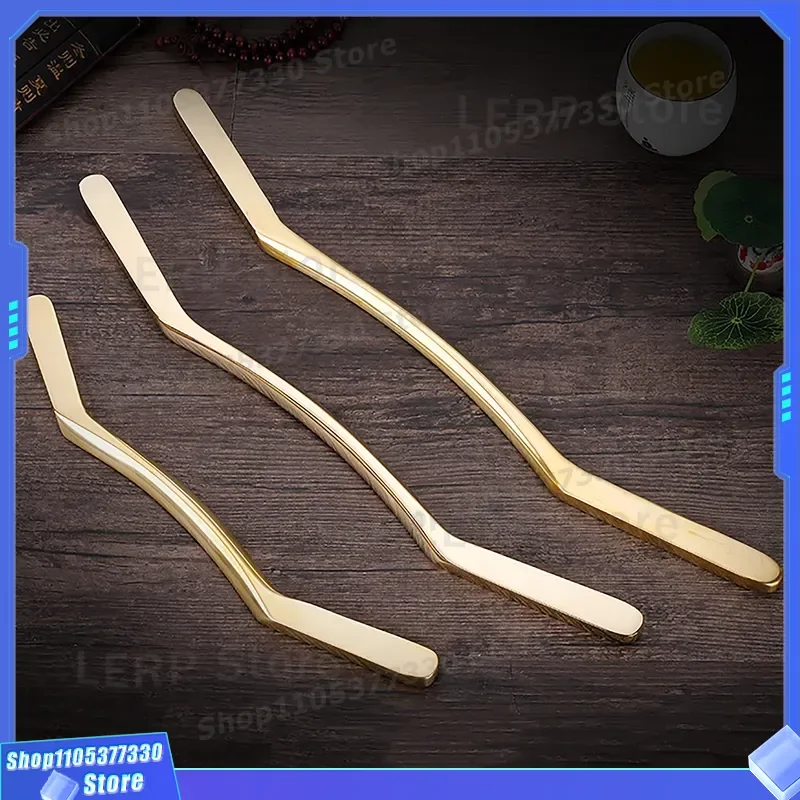 Handmade Brass Facial Massager Scraping Stick with Music Function for Soft Tissue Relaxation OEM Beauty Tool Wholesale OEM